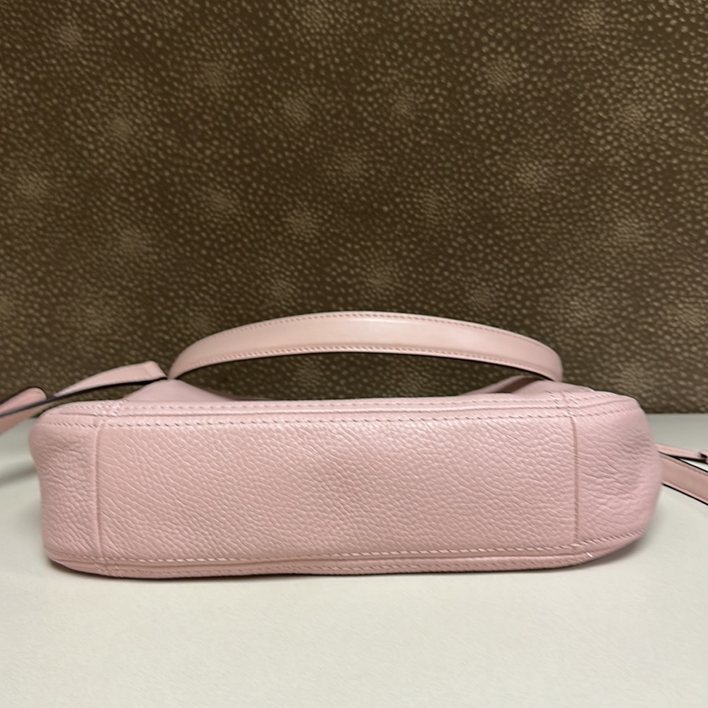 🔥🔥🔥NEW Michael Kors Bedford Medium Convertible Flap Pink Leather Shoulder Bag - Picture 7 of 15